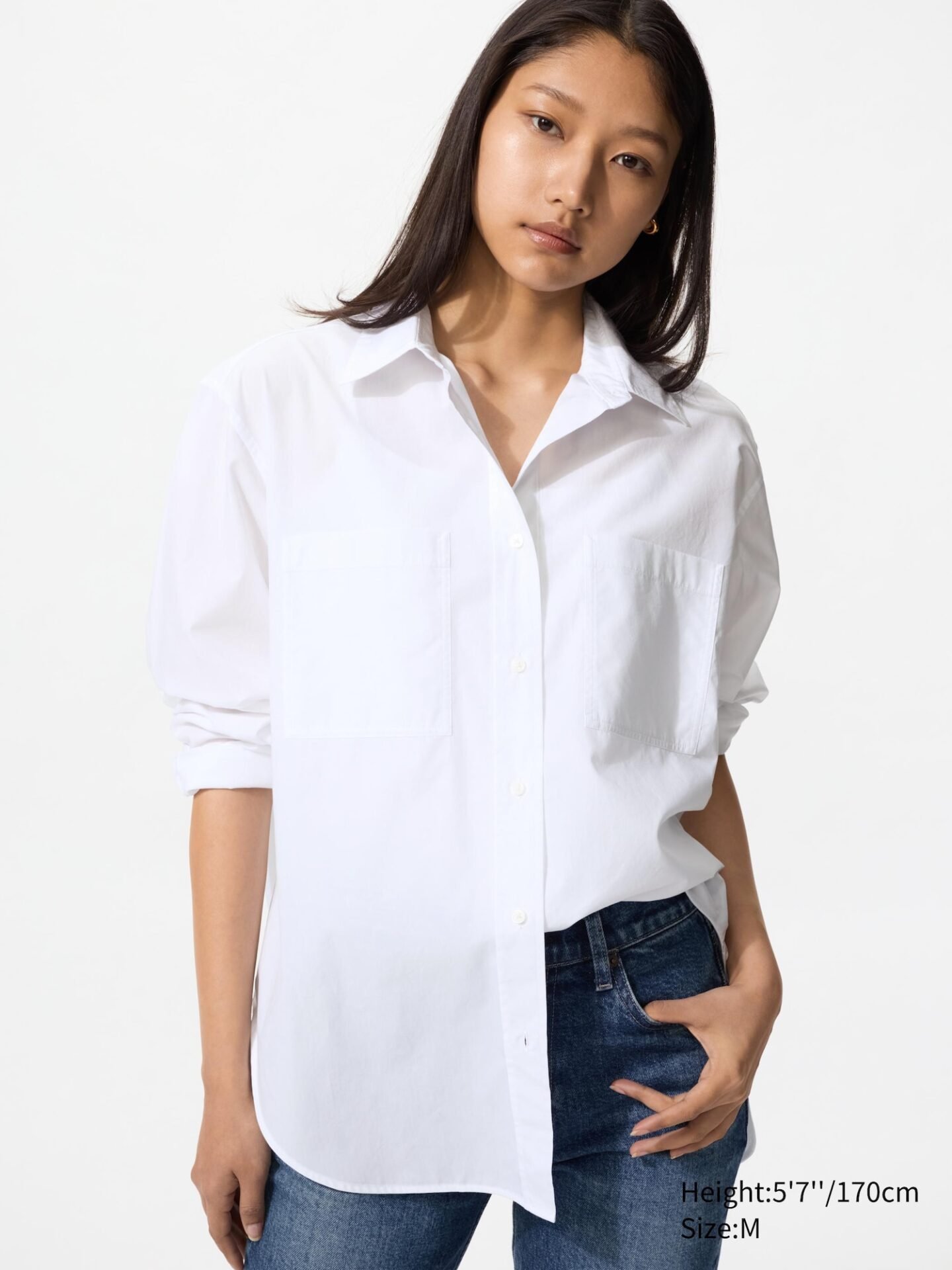 Oversized Cotton Shirt (00 White)