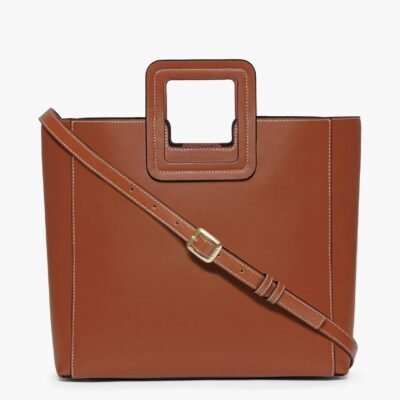 Shirley Leather Bag (Saddle)