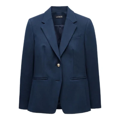 Margeaux Blazer in Four-Season Stretch (Navy)