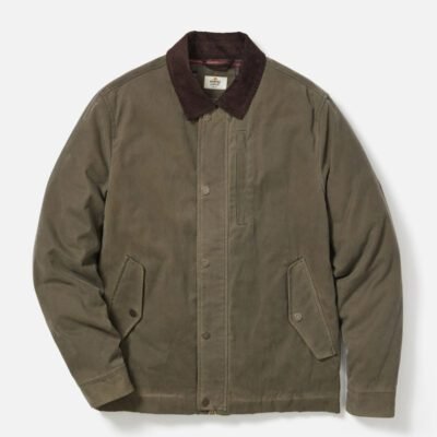 Weston Wax Canvas Barn Jacket (Olive)