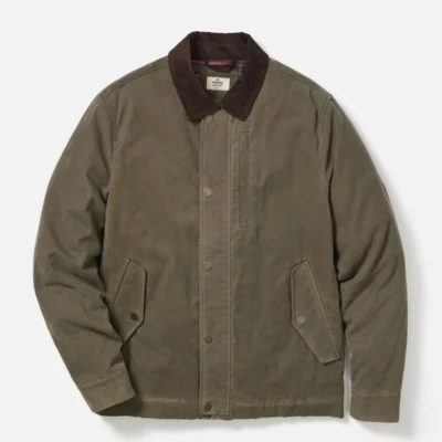 Weston Wax Canvas Barn Jacket (Olive)