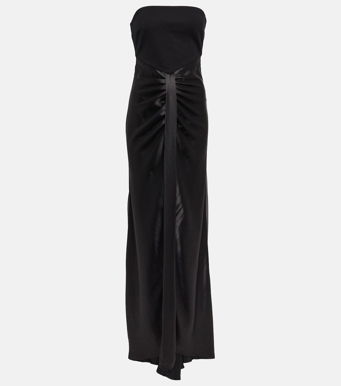 Wayfaring Strapless Maxi Dress (Black)