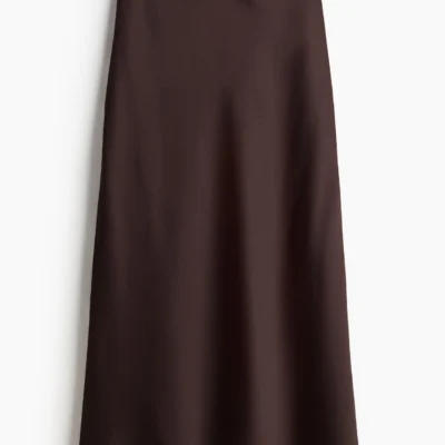 Midi Skirt (Dark Brown)