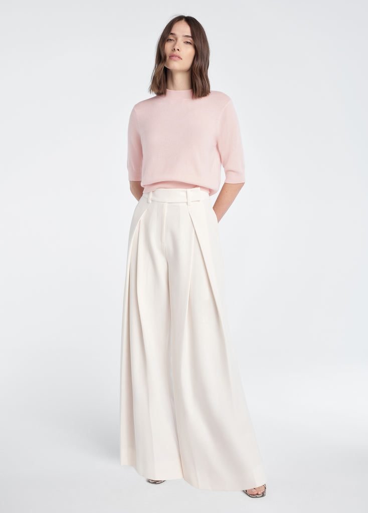 The Pleats For Days Pant (Ivory)
