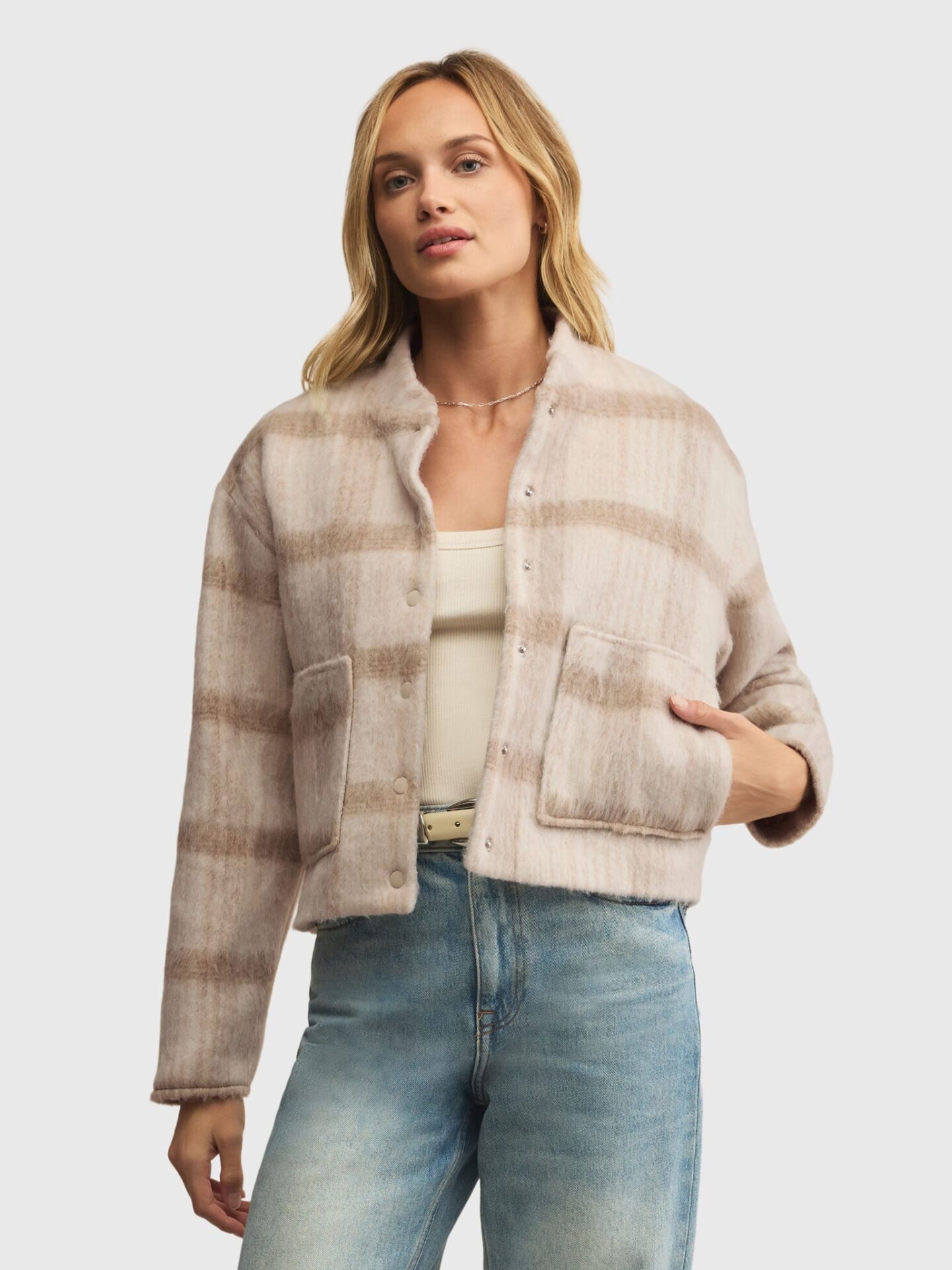 Cambridge Plaid Jacket (Crystal)
