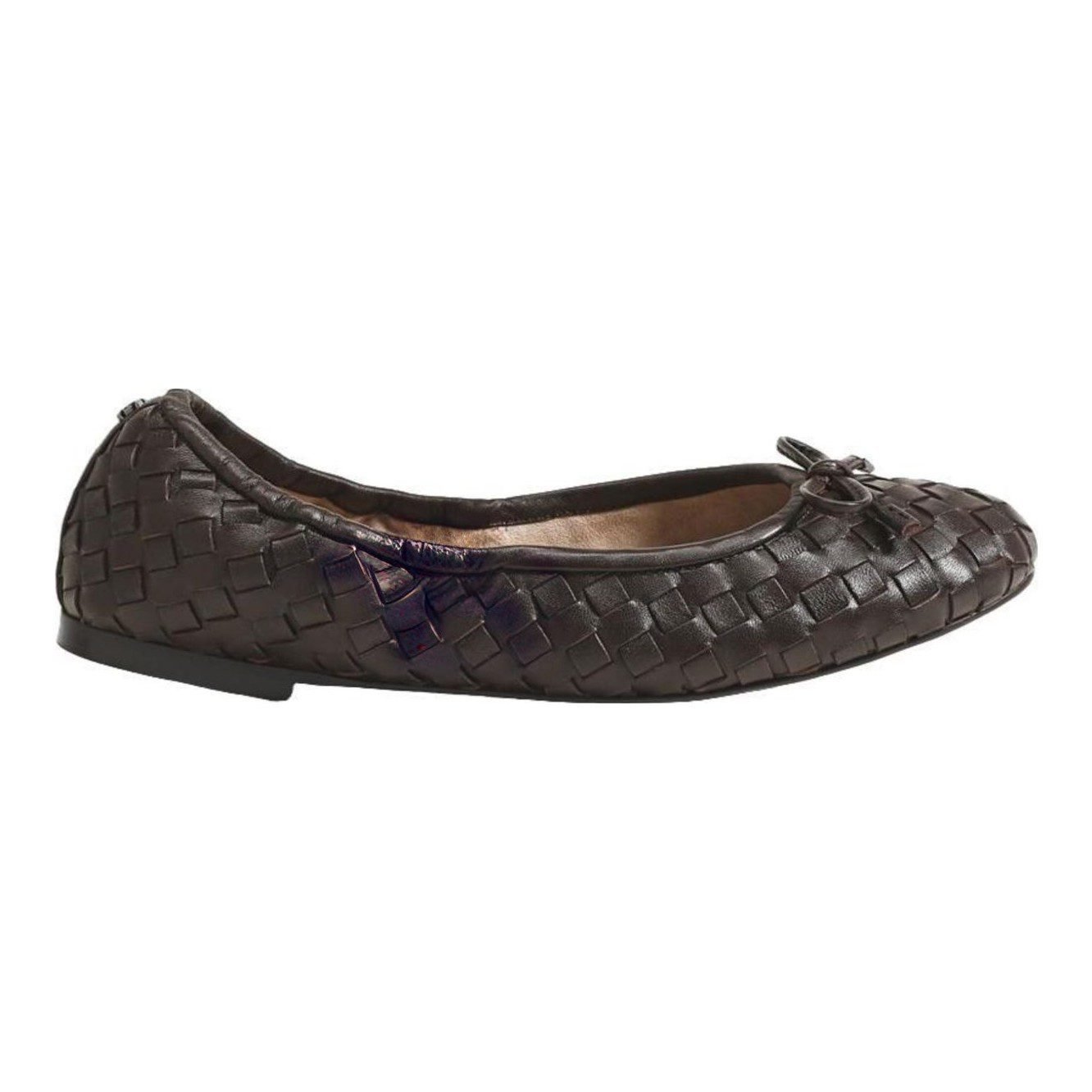 Felicity Woven Ballet Flat (Cafe Noir)