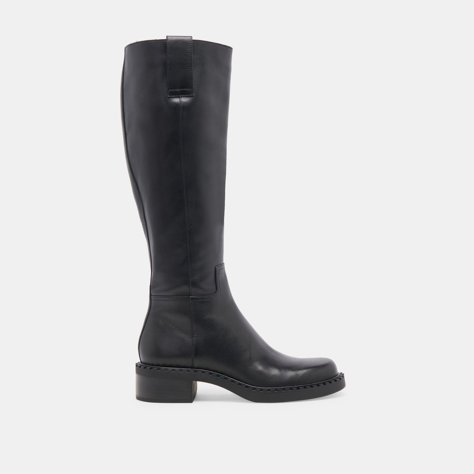 Glory H2O Wide Calf Boots (Black Leather)