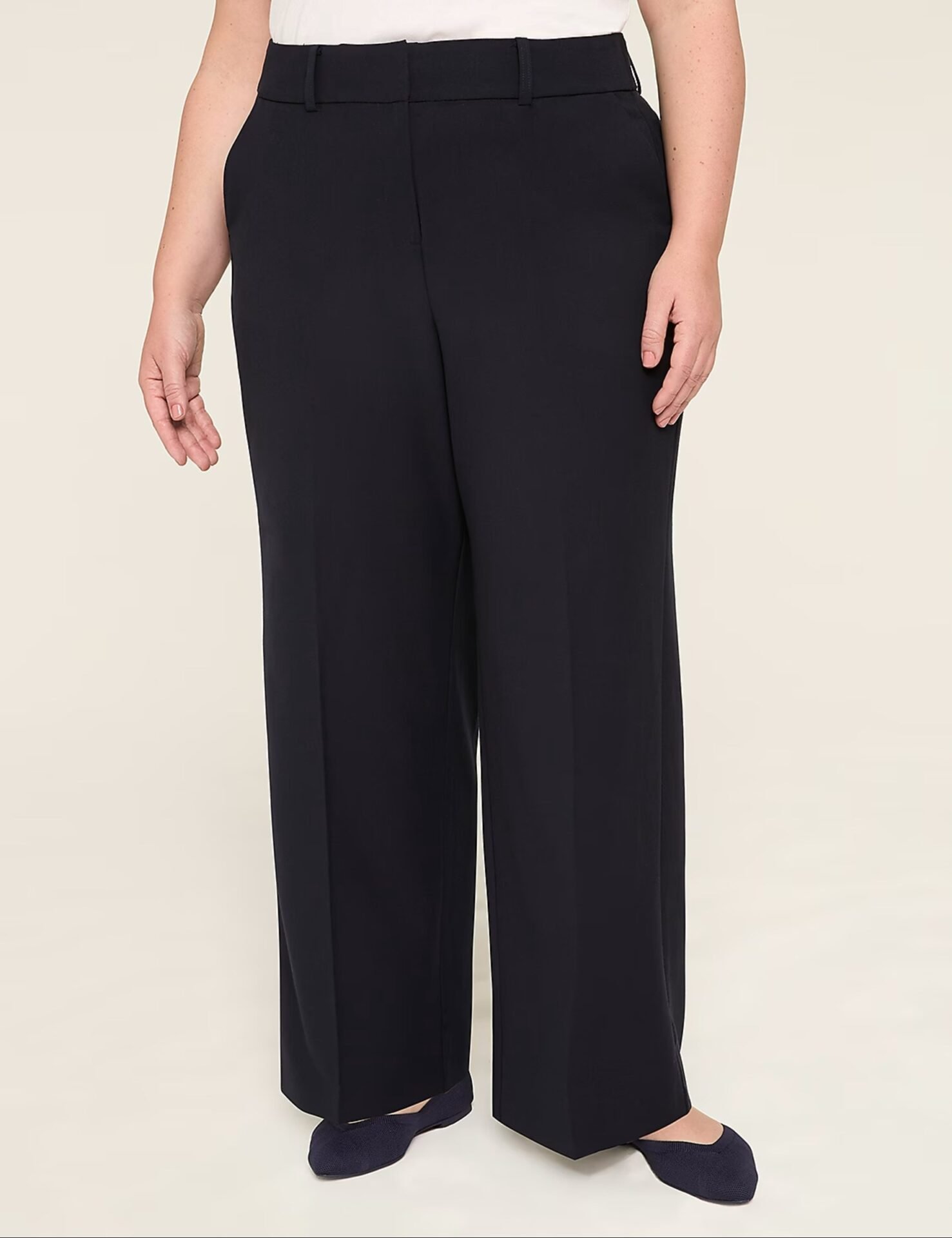 Perfect Drape High-Rise Wide Leg Pant (Night Sky)