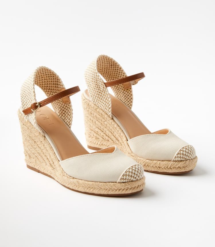 Espadrille Wedges (Natural)