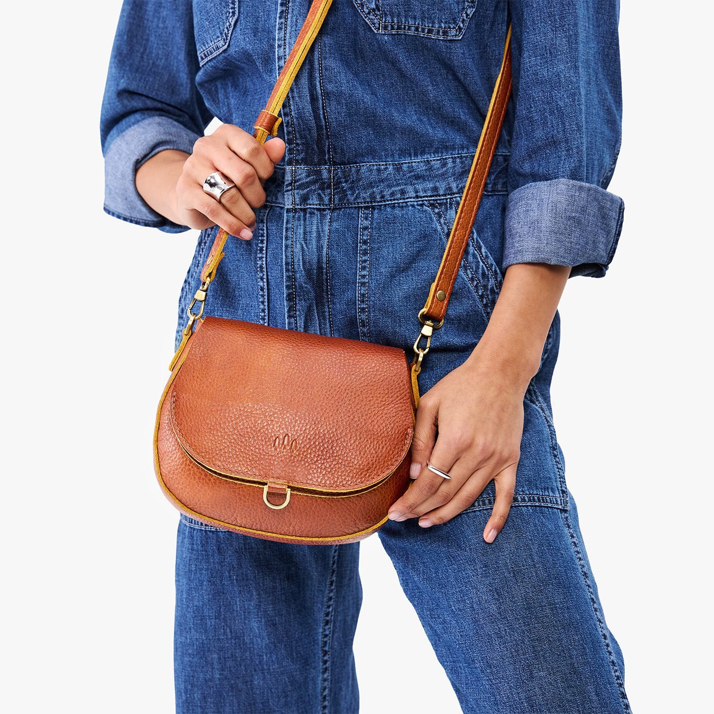 'Almost Perfect' Monaco Crossbody Bag (Sienna)