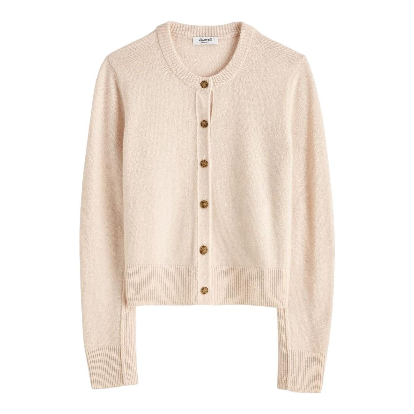 Cashmere Button-Front Cardigan Sweater