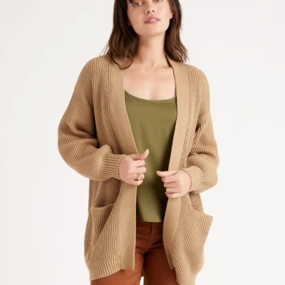 100% Organic Cotton Oversized Cardigan