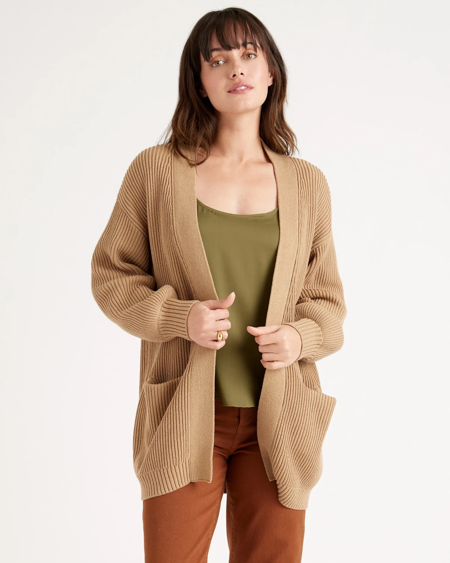 100% Organic Cotton Oversized Cardigan