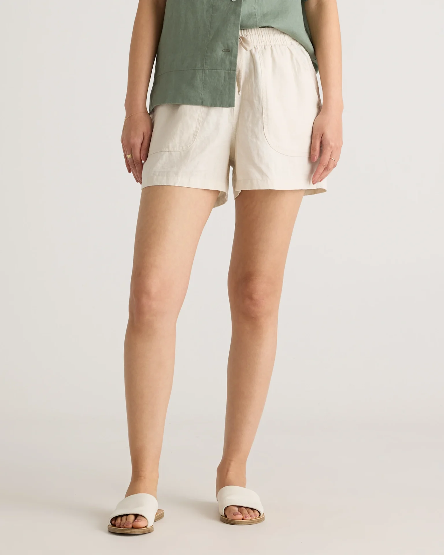100% European Linen Shorts