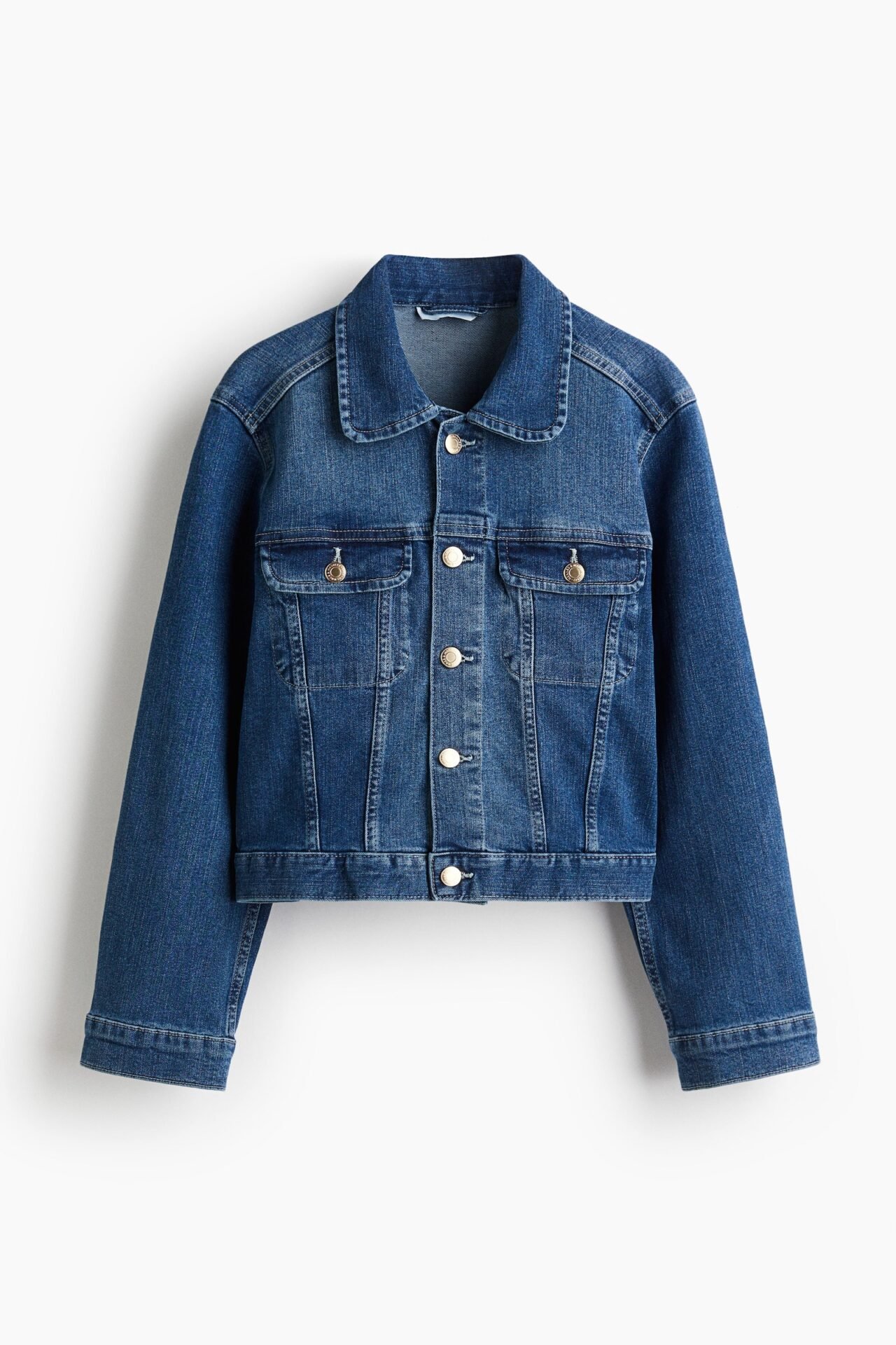 Short Denim Jacket (Denim Blue)