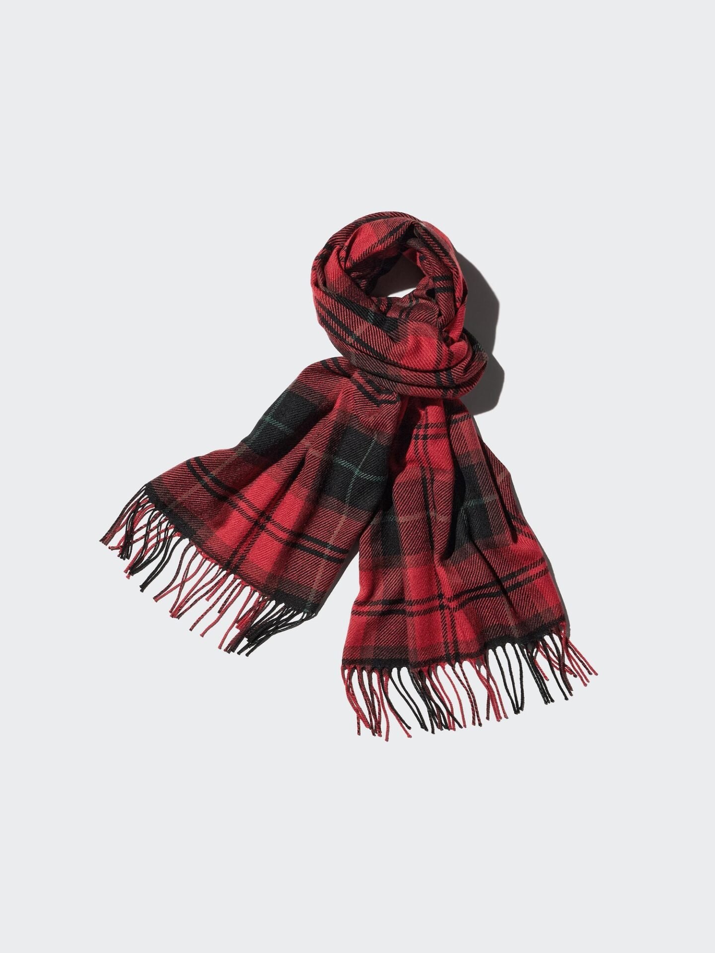 HEATTECH Scarf | Patterned (Red)