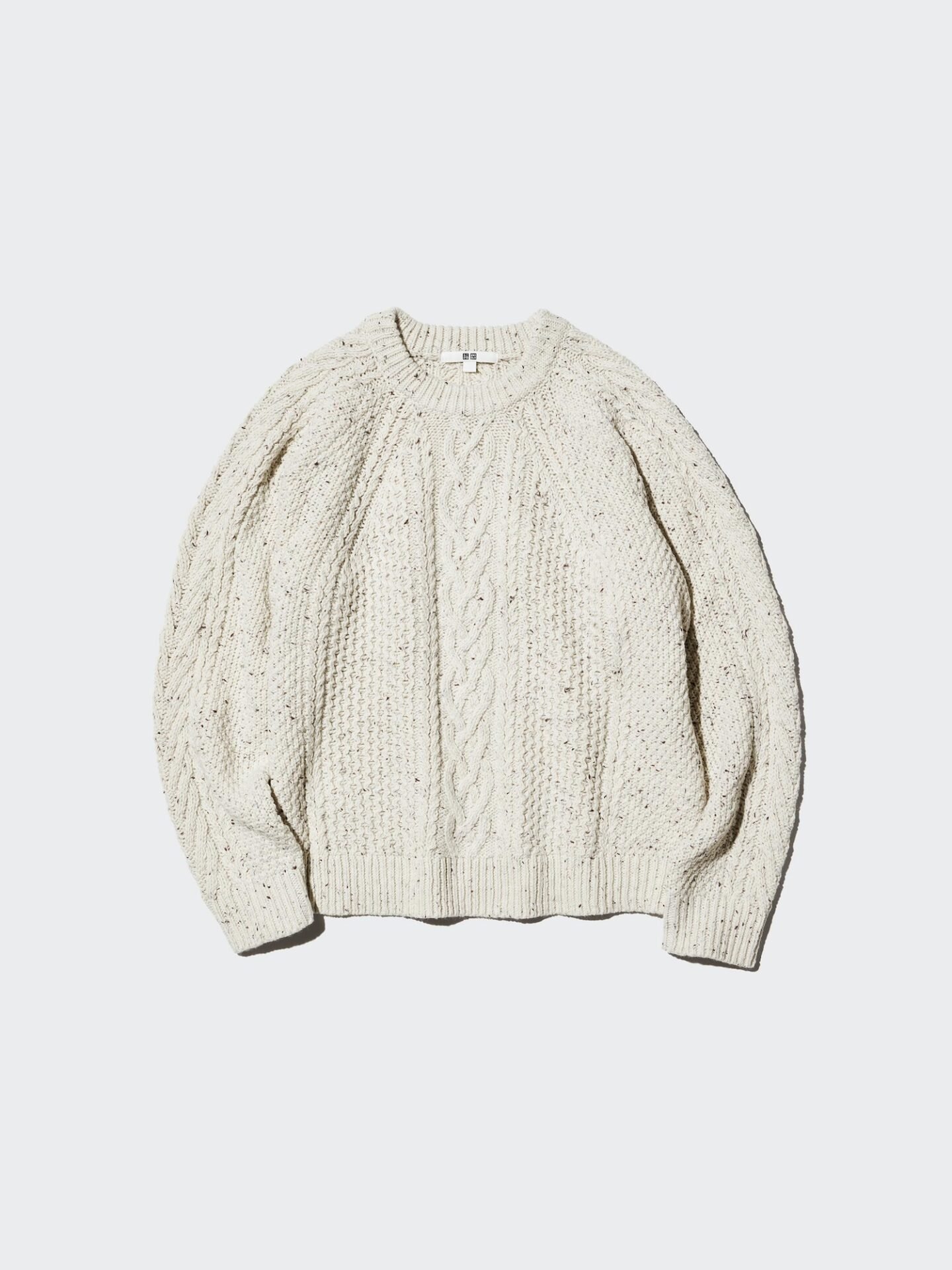 Low Gauge Cable Sweater (Off White)