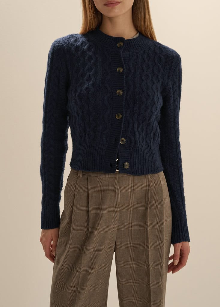 The Eleanor Cardigan (Navy)