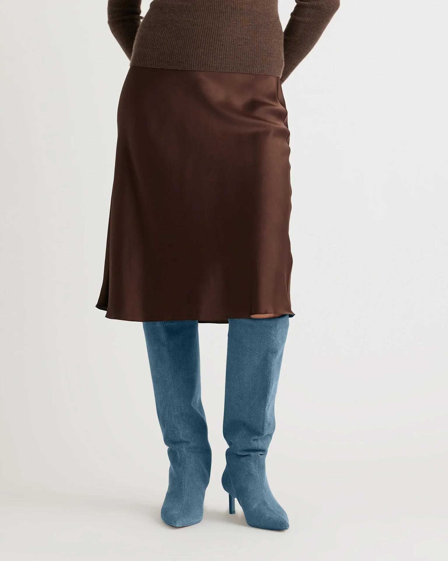 100% Washable Silk Skirt