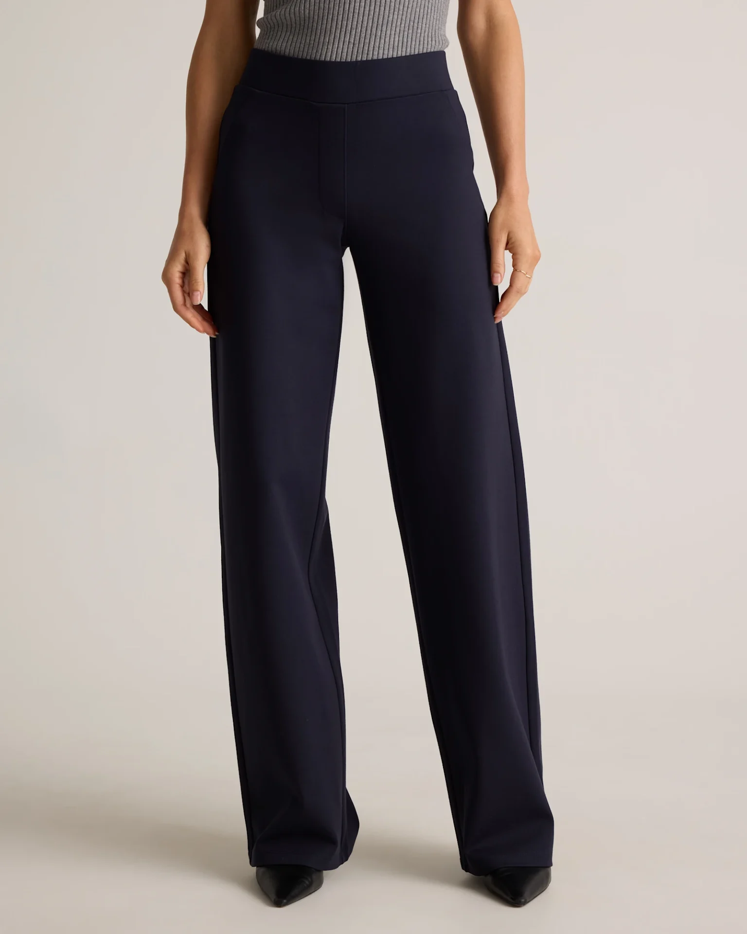 Ultra-Stretch Ponte Straight Leg Pants