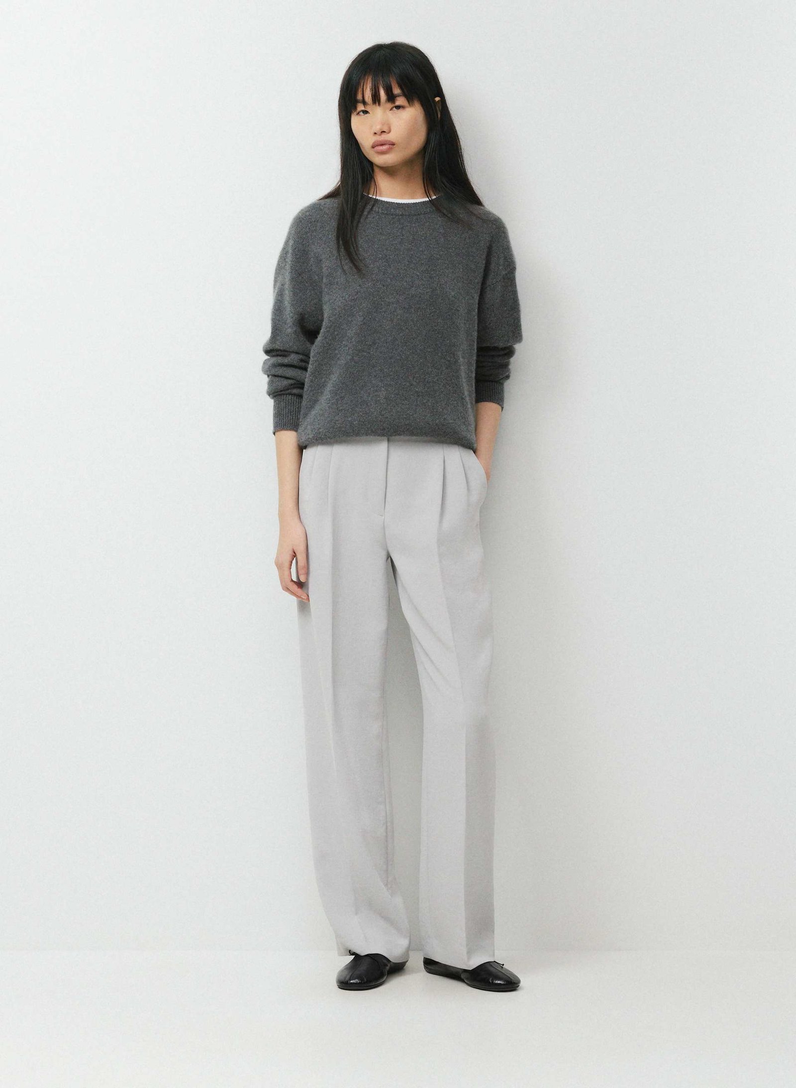 The Effortless Pant - Crepette (Monument Grey)