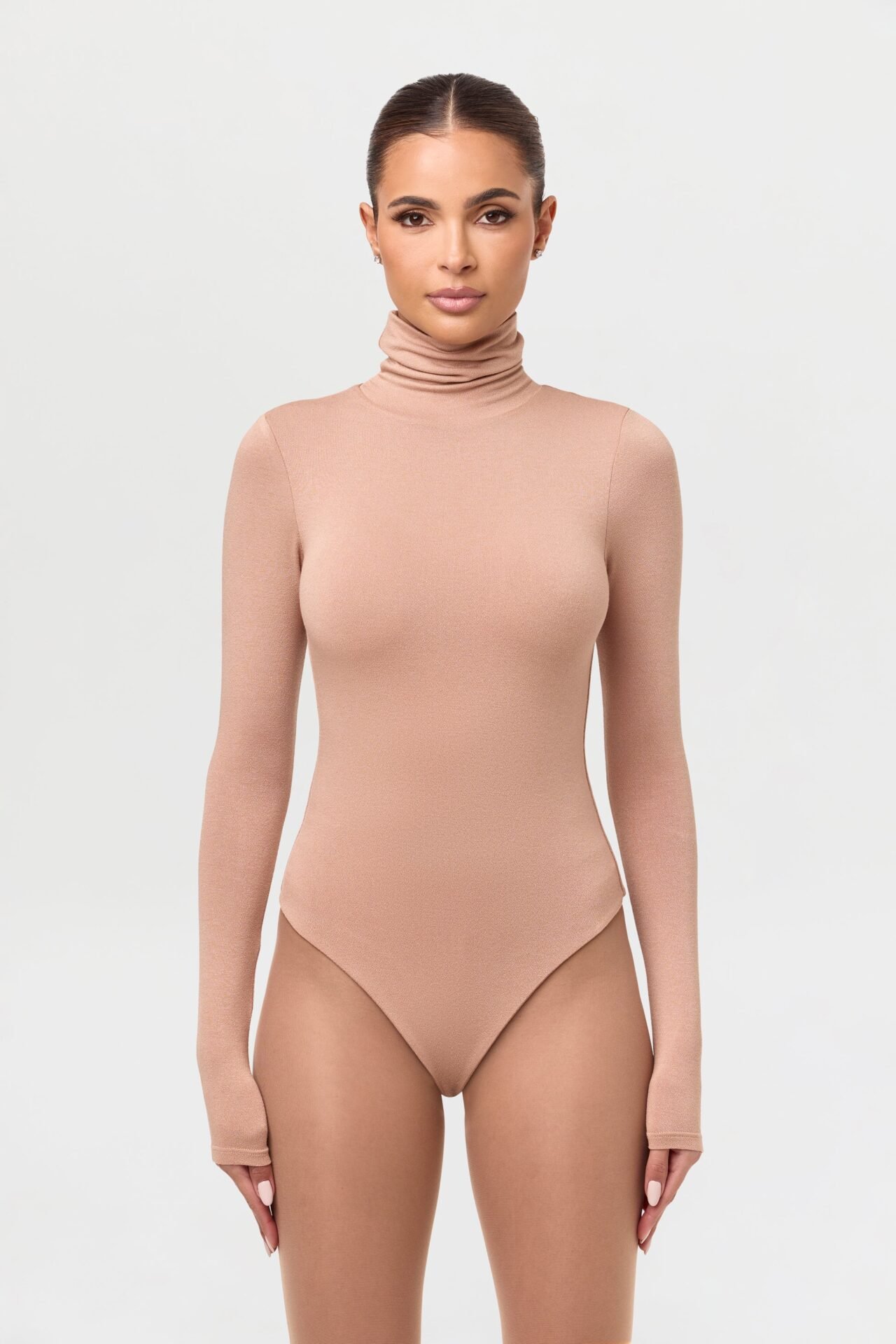 NW Turtleneck Bodysuit (Tan)