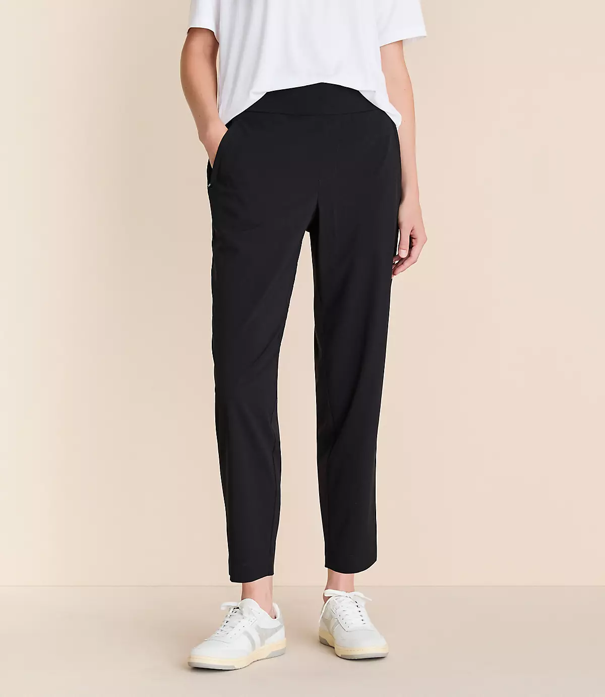 Lou & Grey Wanderweave Straight Leg Pants (Seagull Grey)