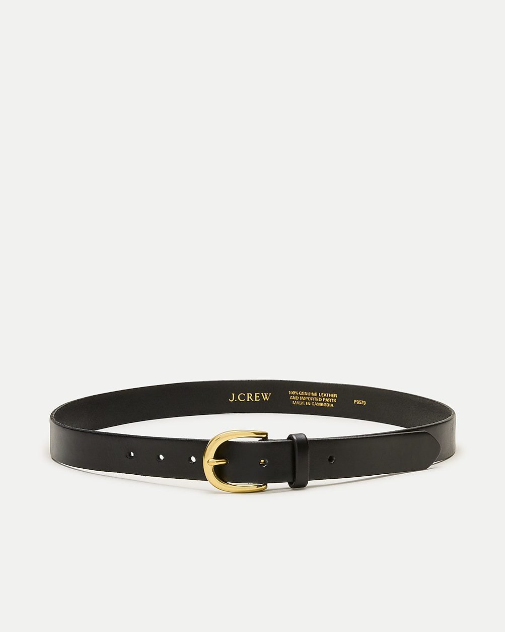 Classic Belt in Italian Leather (Black)