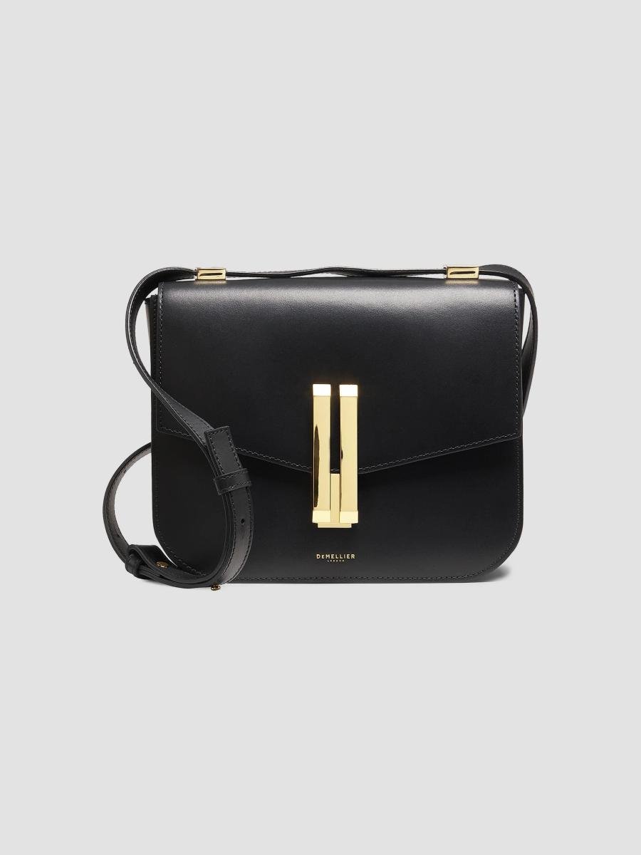Vancouver Leather Crossbody Bag (Black)