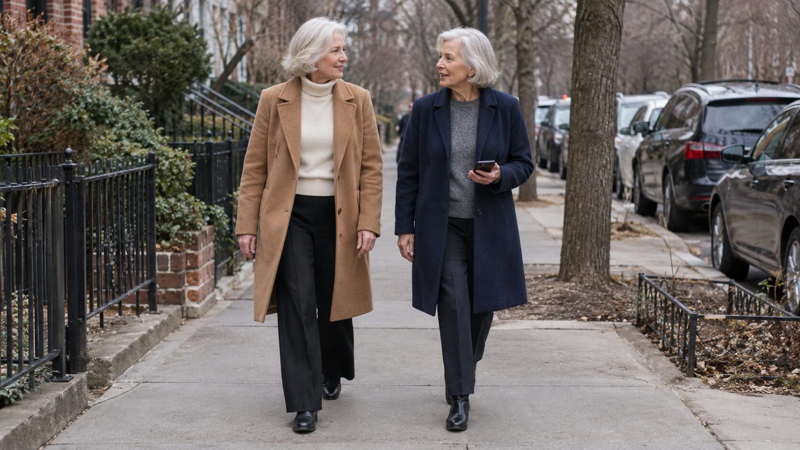 16 Warm, Elegant Winter Outfits for Women in Their 70s