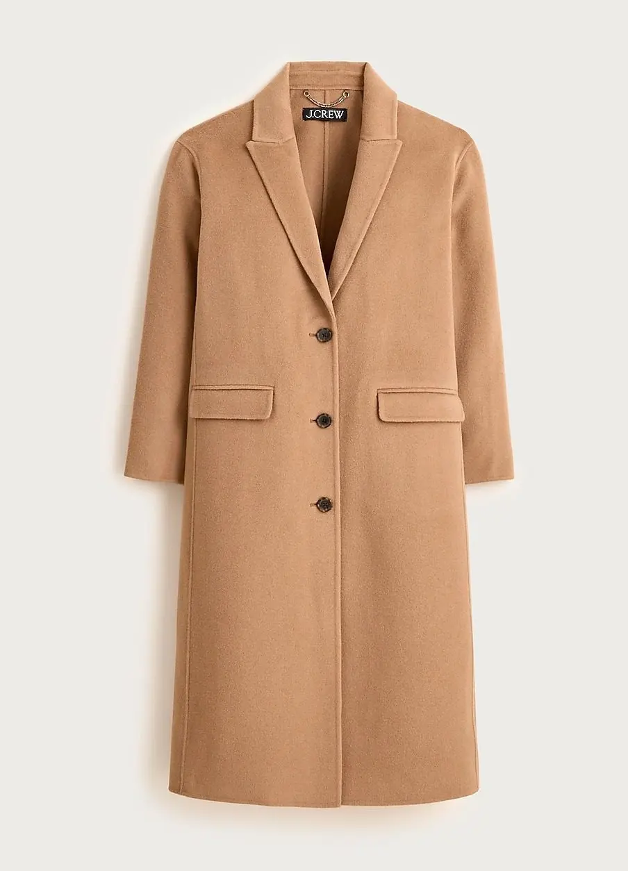 Chiara Topcoat in Double Face (Dark Camel)