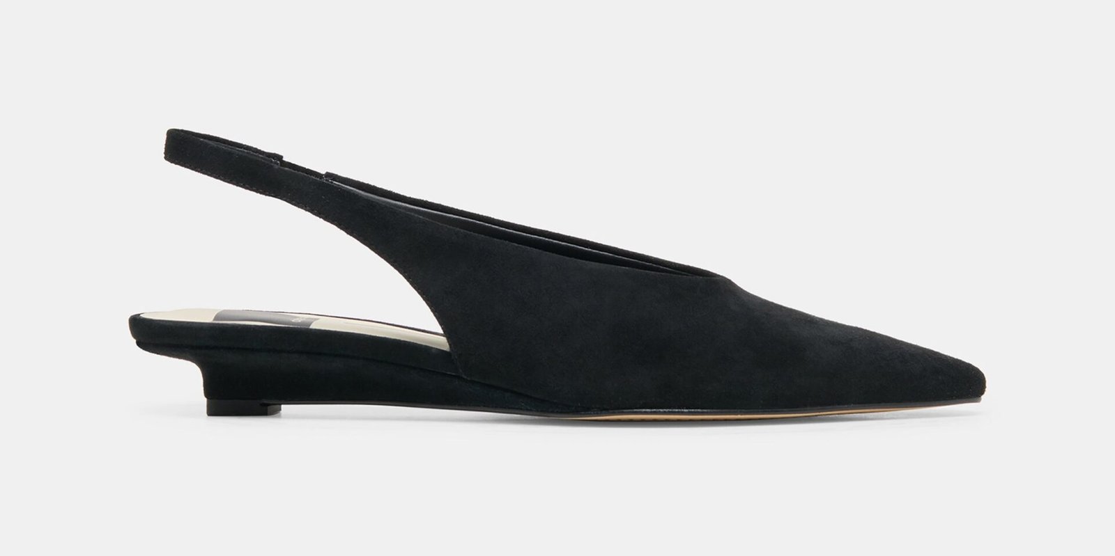 Leeroy Flats Onyx Suede