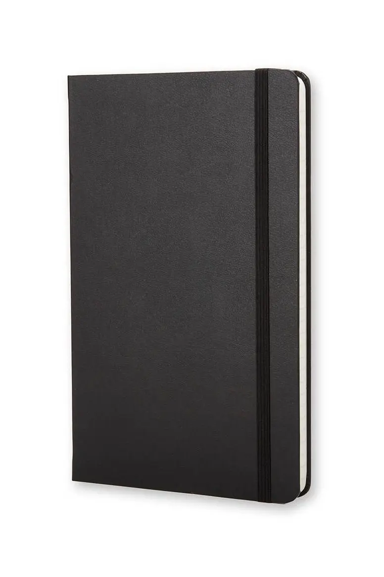 Moleskine Classic Pocket Hardcover Notebook, Ruled (Black)