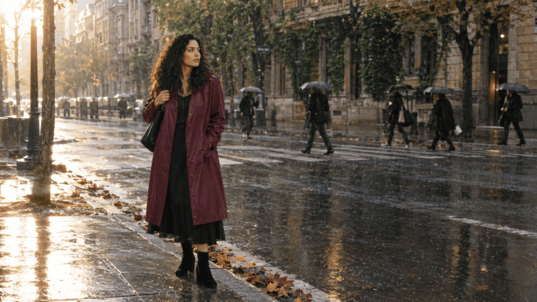 15 Rainy Day Outfit for Work Ideas That Stay Polished When It Pours