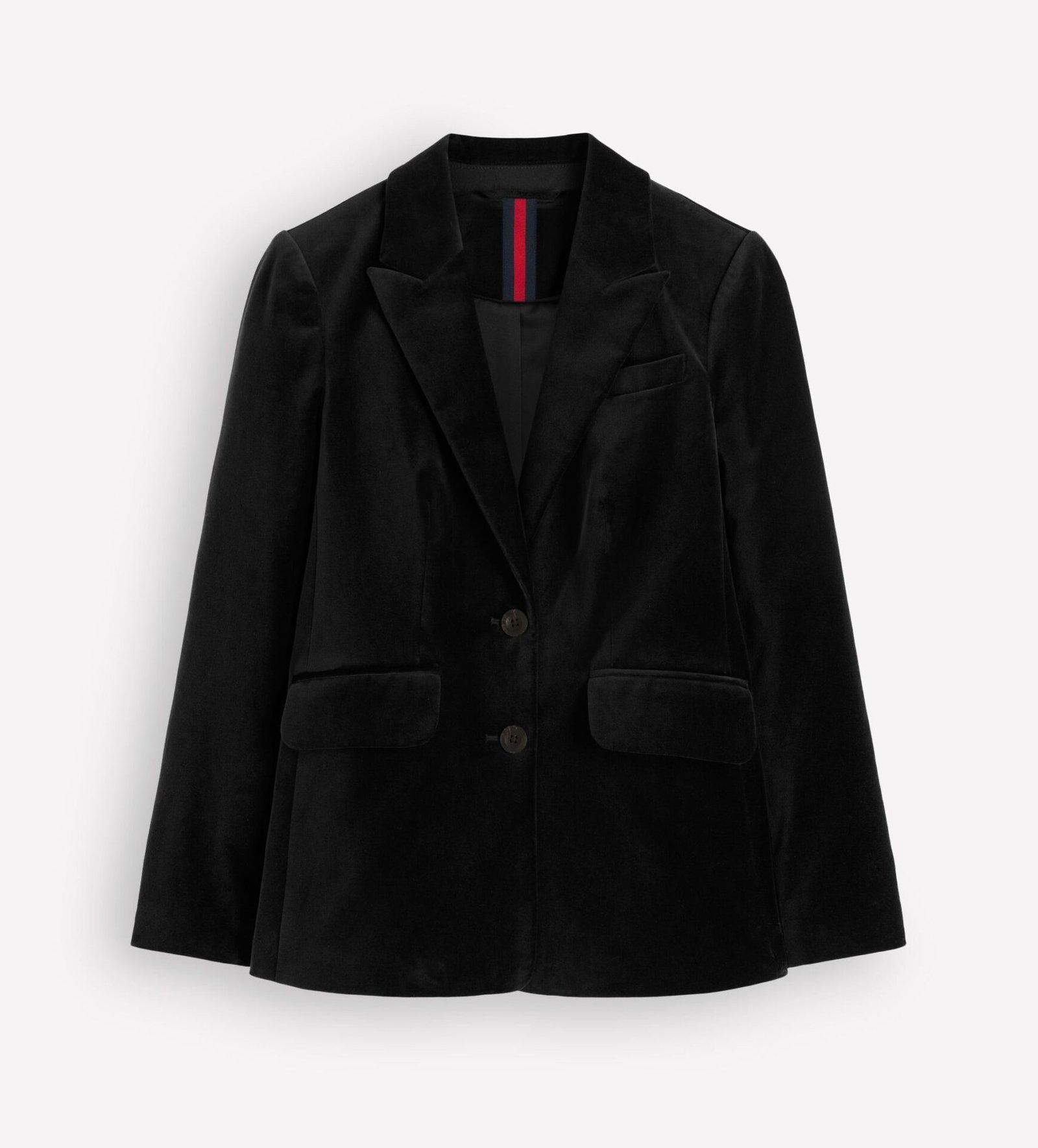Stamford Velvet Blazer - Black