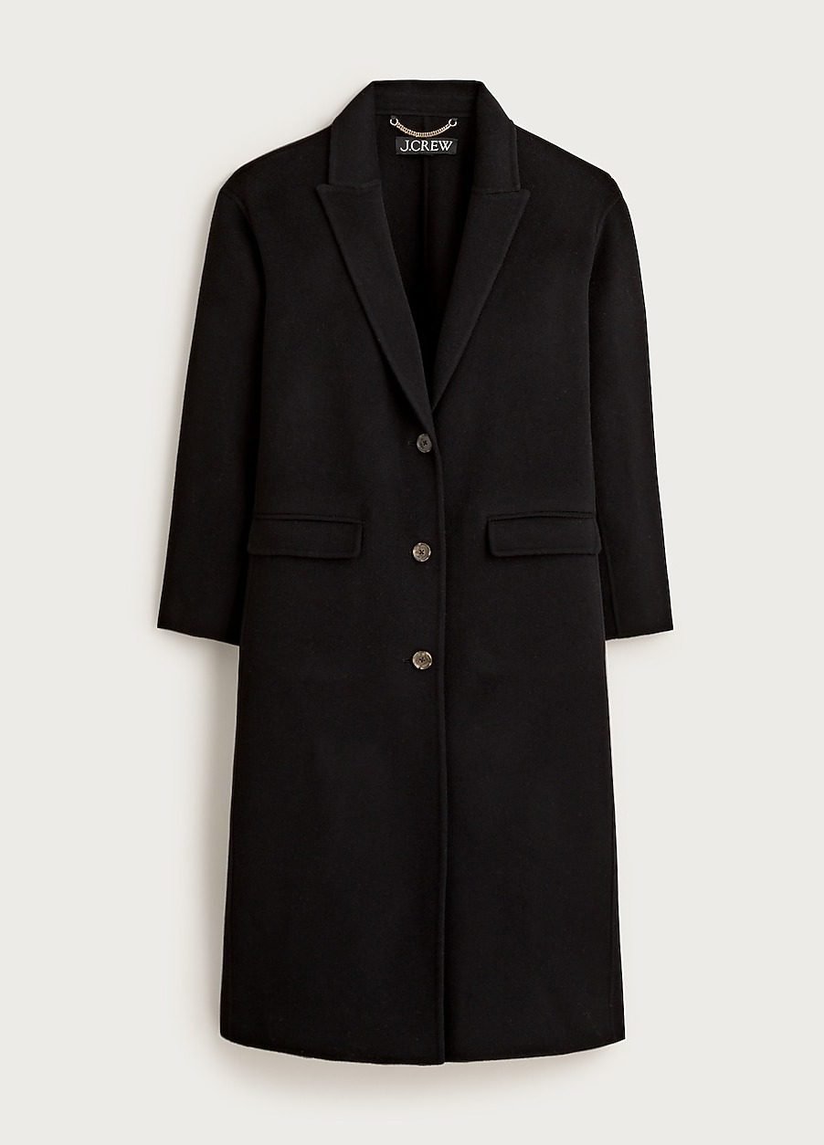 Chiara Topcoat in Double Face (Black)
