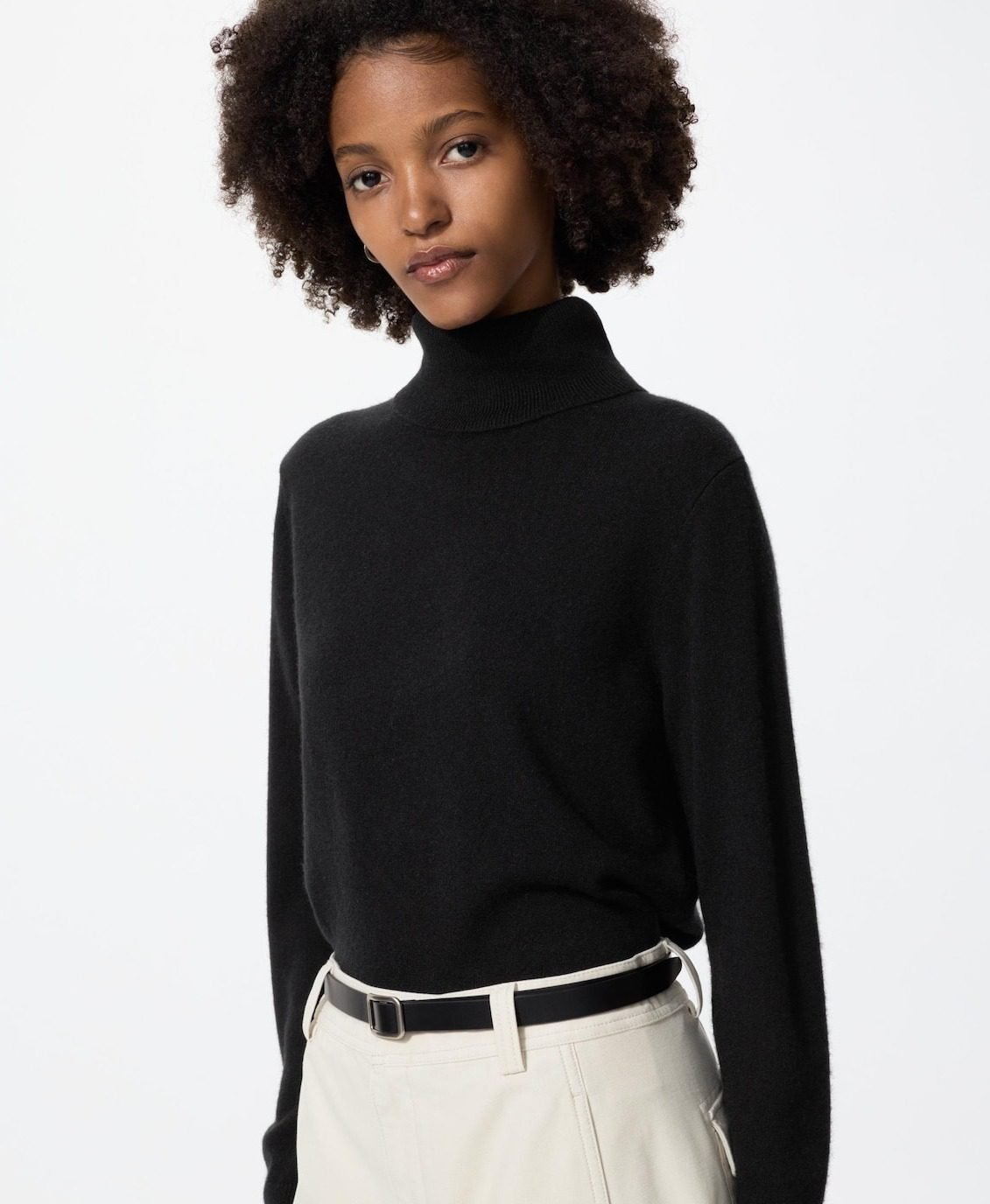 Cashmere Sweater | Turtleneck (09 Black)