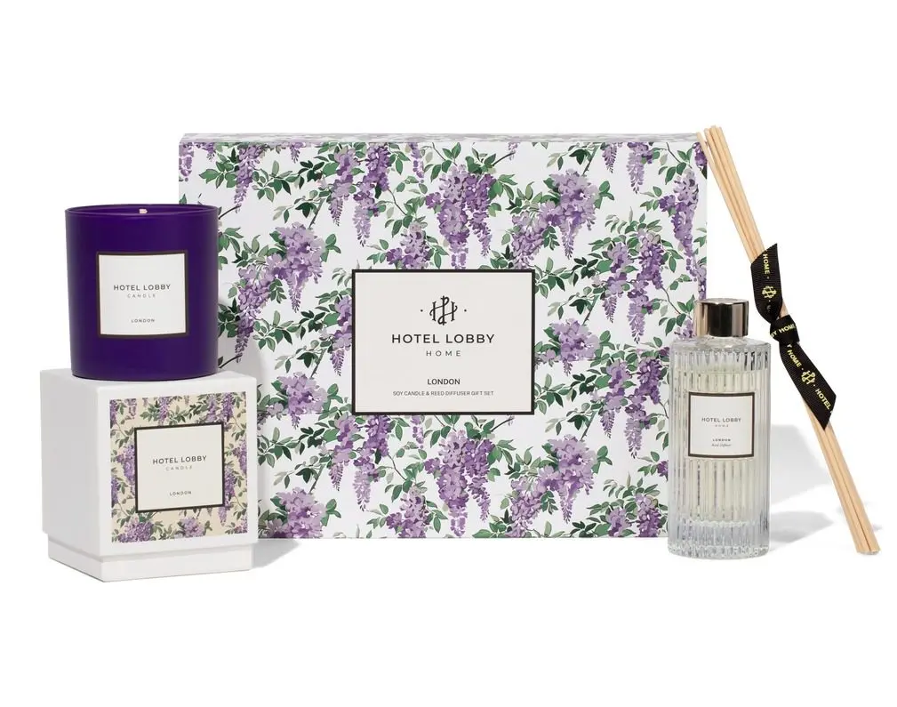 London Gift Set (soy candle and reed diffuser)