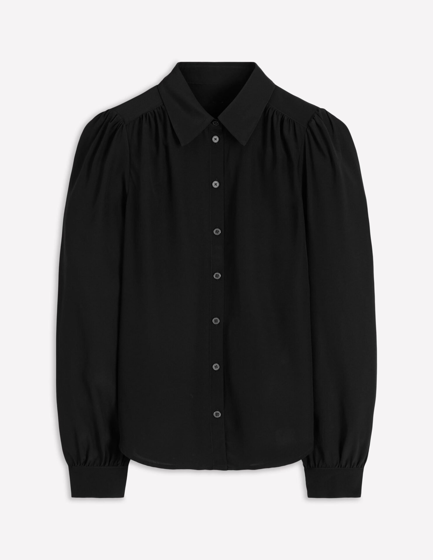 Sara Silk Shirt - Black