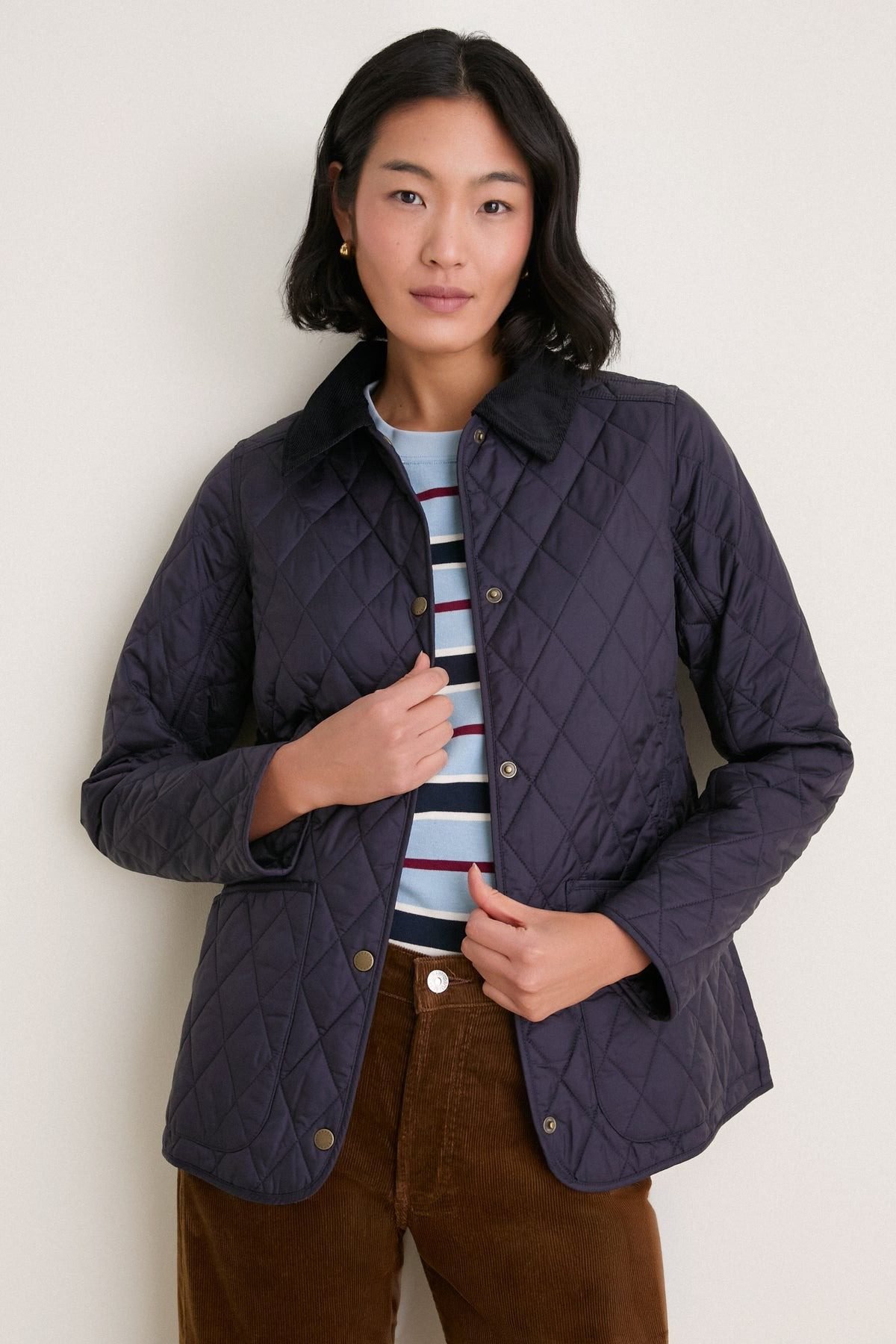 Barbour Navy Annandale Quilted Jacket