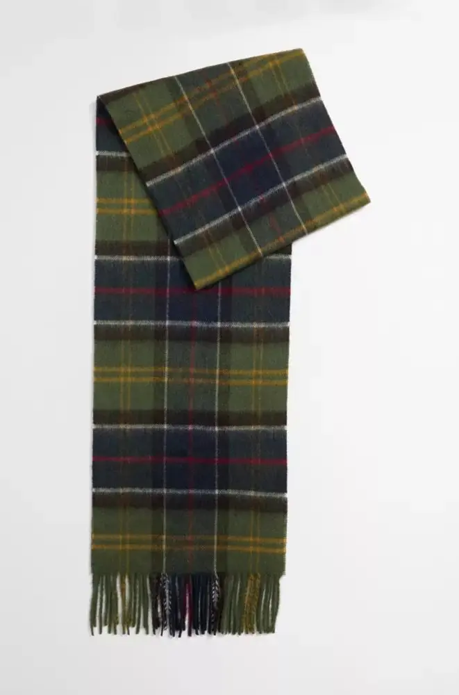 Barbour Lambswool & Cashmere Tartan Scarf