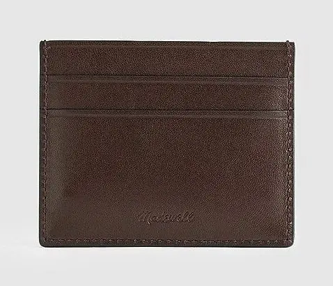 The Card Case (Dark Carob)