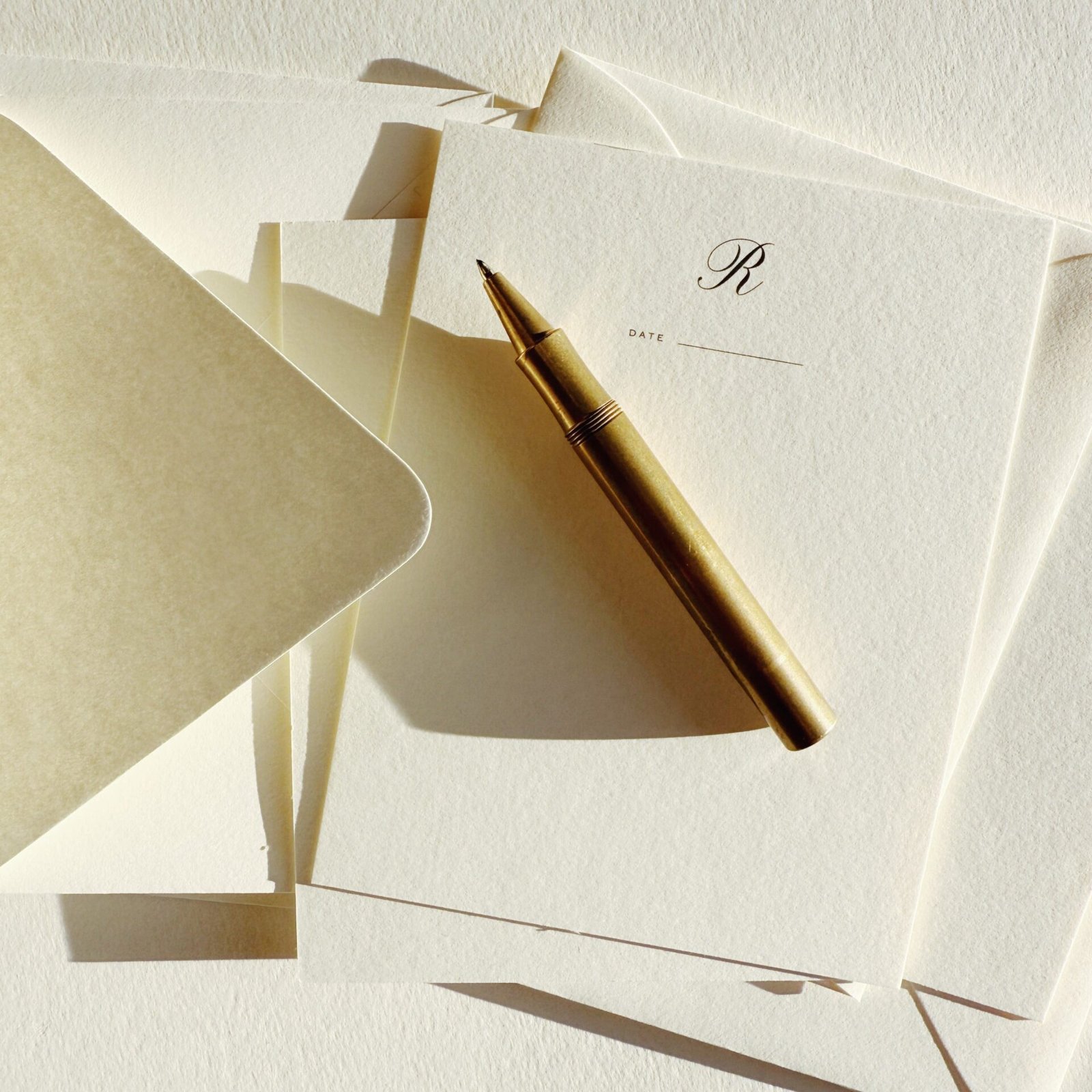 Monogram Notecard No. 01, Set of 10