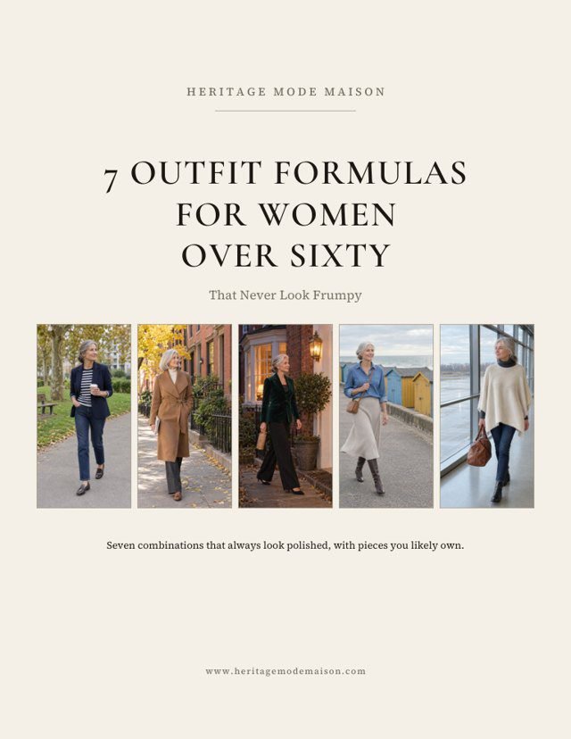 7 Outfit Formulas for Women Over 60 free guide cover