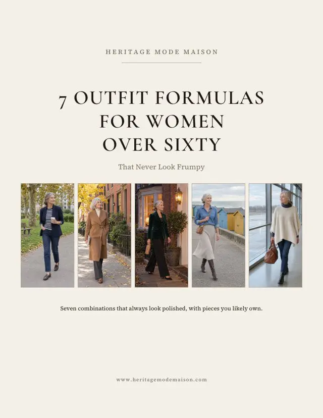 7 Outfit Formulas for Women Over 60 free guide cover