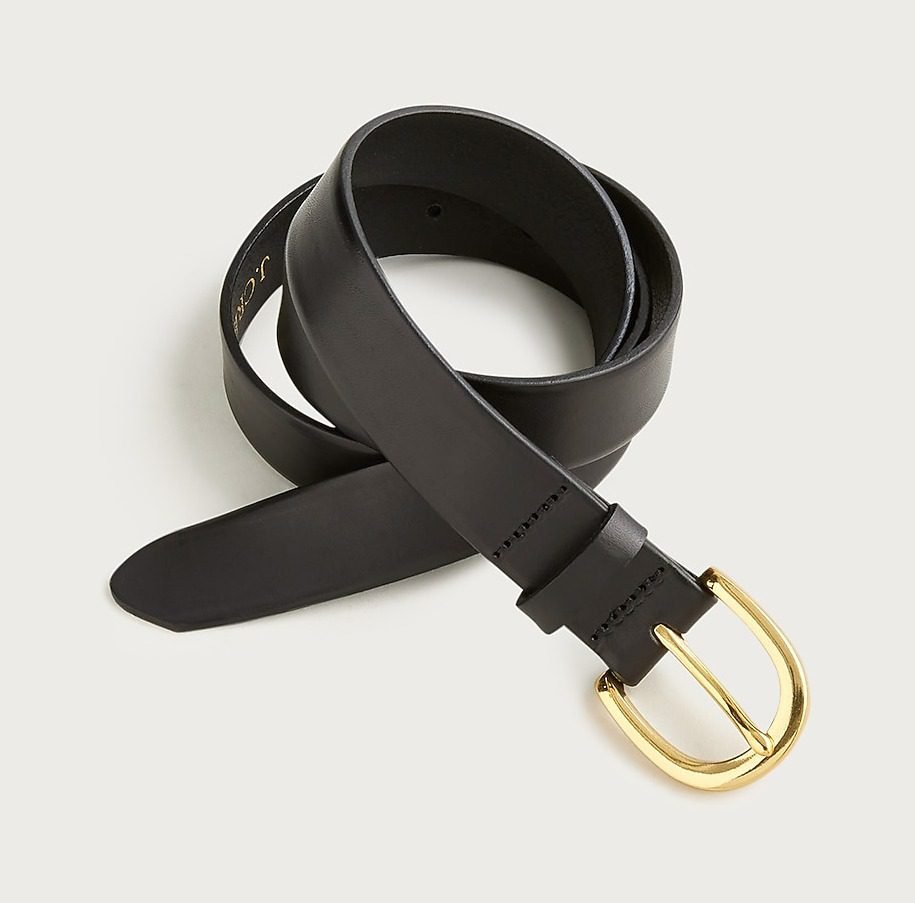 Classic Belt in Italian Leather (Black)
