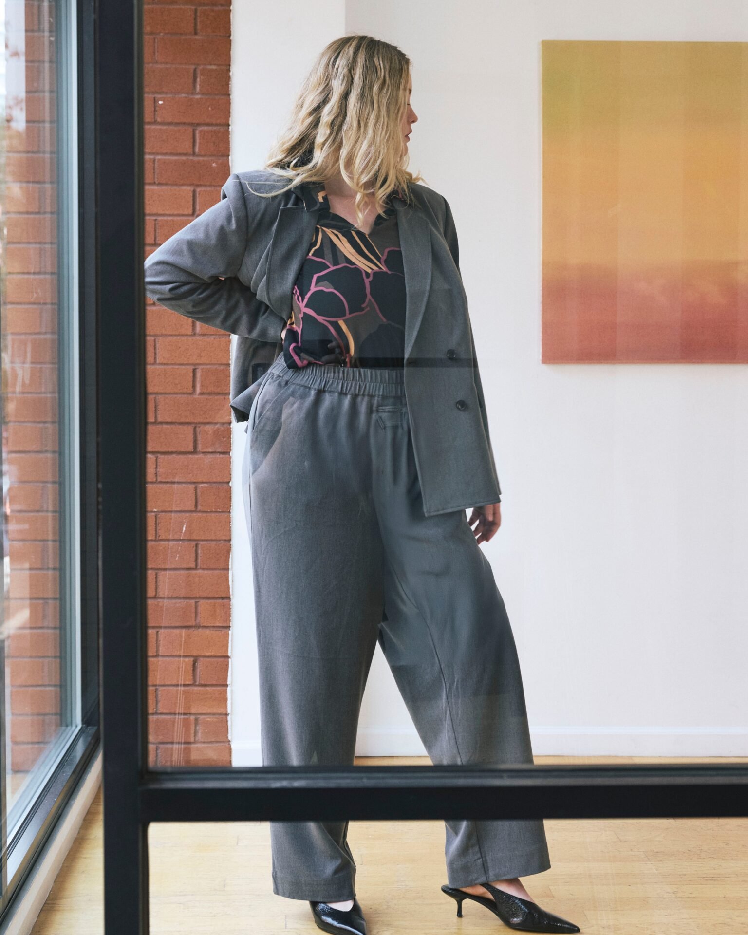 All Day Easy Pants (Gray Heather)