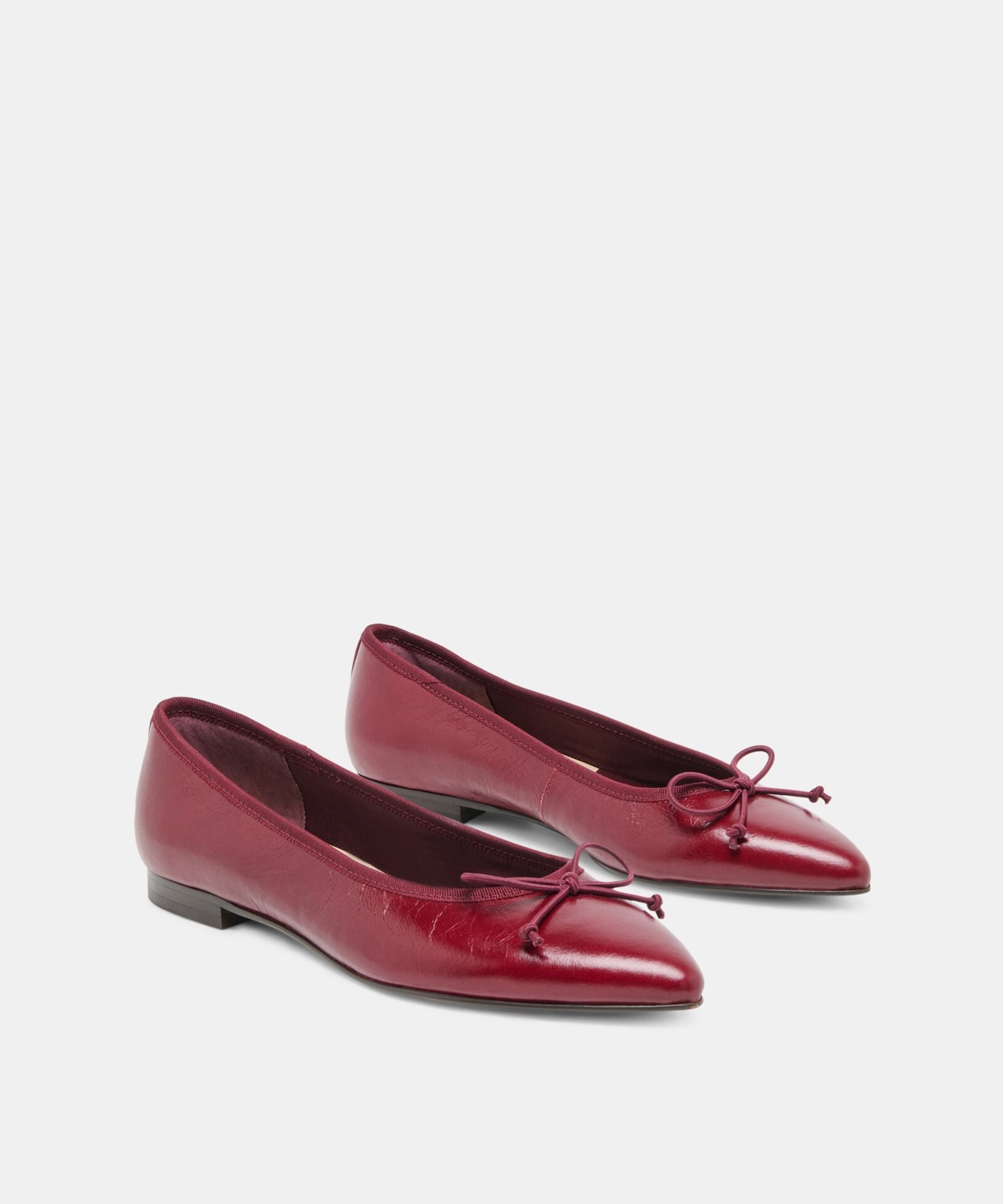 Celio Ballet Flats (Garnet Leather)
