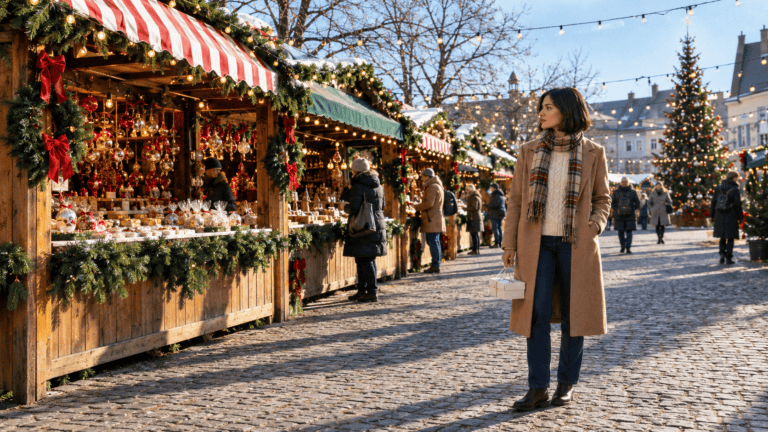 17 Christmas Market Outfit Ideas Warm Enough for Hours Outside
