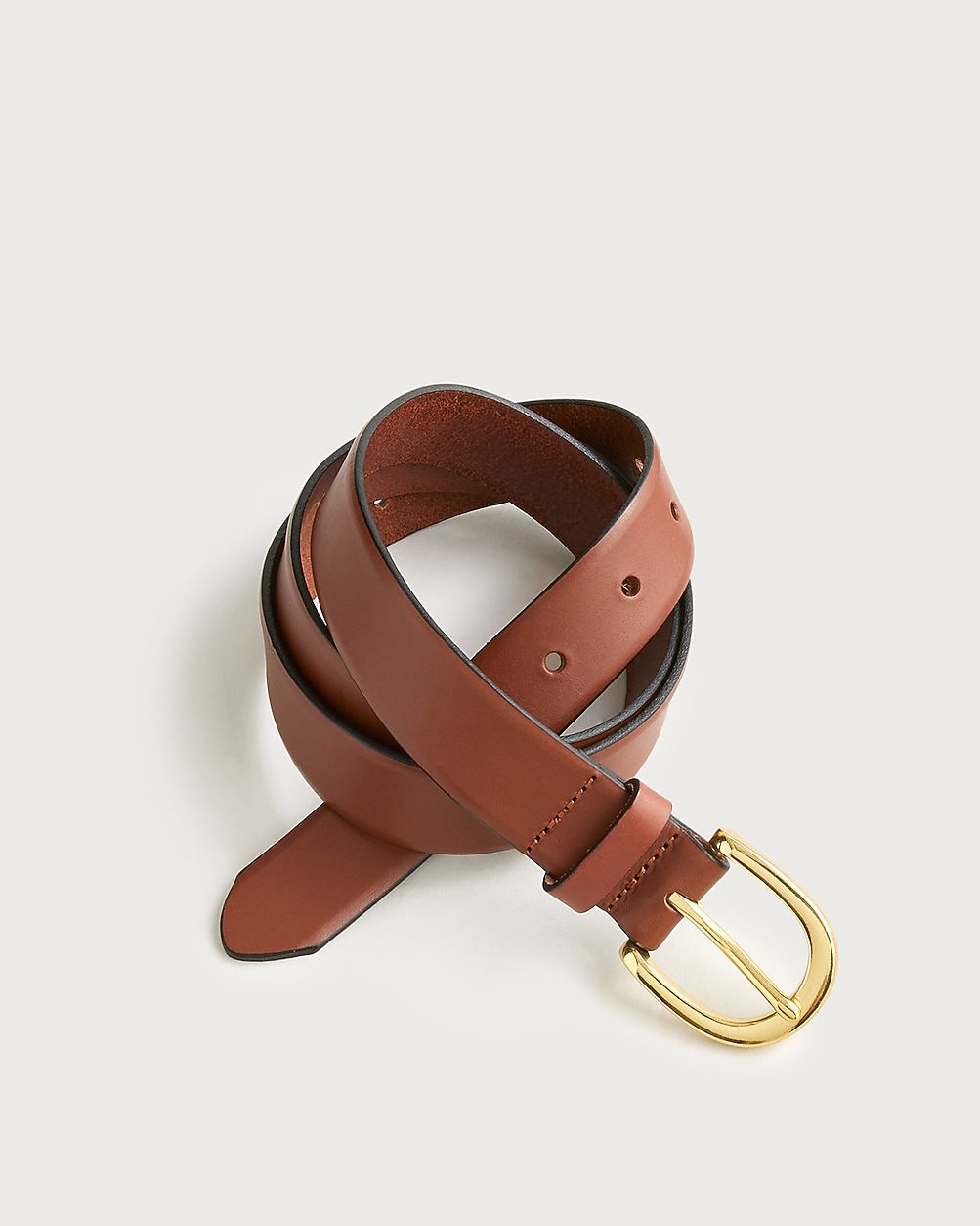 Classic Belt in Italian Leather (Dark Nutmeg)